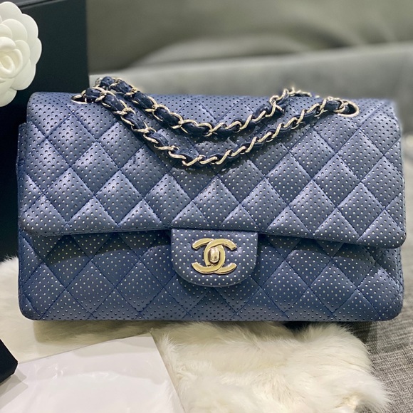 Chanel Perforated Double Flap Medium Bag - Picture 4 of 11